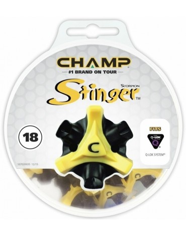 Champ 18 spikes Stinger Fixation "Q-Lock"